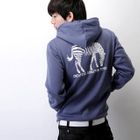 SeventyAge - Zebra Print Hooded Pullover