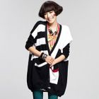 Othermix - Color-Block Loose-Fit Cardigan
