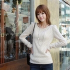CLICK - Metallic Dotted Knit Top