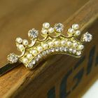Fit-to-Kill -  Crown Pearl Hairpin -Gold