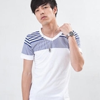 MR.PARK - Striped Short-Sleeve T-Shirt