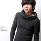 SeventyAge - Button-Shoulder Cowl-Neck Knit Top