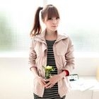 Tokyo Fashion - Drawstring-Waist Zip Jacket