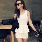 PUFFY - Sleeveless Peplum Top