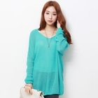 Secret;BB - Drop-Shoulder Waffle-Knit Top