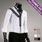 DANGOON - Contrast Trim Shirt
