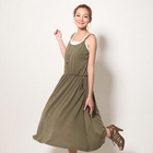 CatWorld - Sleeveless Gathered-Waist Dress