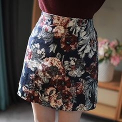 MyFiona - Floral Mini Skirt MyFiona - Floral Mini Skirt