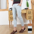 SEOBEAN - Slim-Fit Cropped Pants