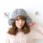 Tokyo Fashion - Pompom-Detail Knit Beanie