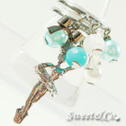 Sweet & Co. - Sweet Ballet Girl Blue  Pearl Silver Ring