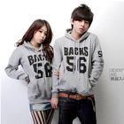 SeventyAge - Hooded Print Pullover