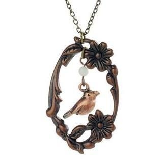 MyLittleThing - Copper Forest Bird Necklace MyLittleThing - Copper Forest Bird Necklace