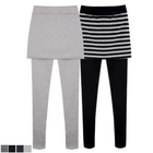 Away5th - Brushed Fleece Inset Skirt Leggings