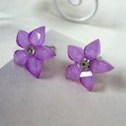 Angelove - Rhinestone 'Flower' Earrings