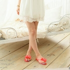 Tokyo Fashion - Ribbon-Accent Flip-Flops