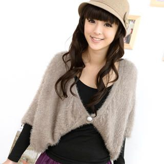Furry Knit Cardigan