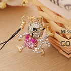 Miss Girl - Rhinestone Monkey Mobile Strap