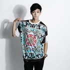 Rememberclick - Dolman Sleeve Floral Print Top