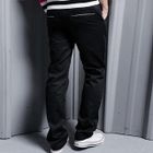 MR.PARK - Contrast-Trim Straight-Leg Pants