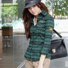 PUFFY - Appliqué Plaid Shirt