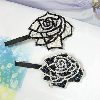 Beaded Flower Barrette Beaded Flower Barrette