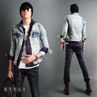 Style Engine - Long-Sleeve Denim Jacket