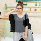 Cocopop - Slit-Sleeve Loose-Fit Top 