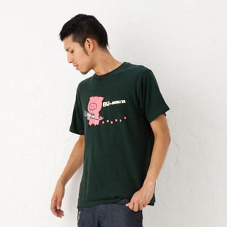 Short Sleeve Print T-Shirt- BU by BIBUTA Short Sleeve Print T-Shirt- BU by BIBUTA