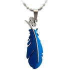 Cuteberry - Rhinestone-Accent Feather Pendant