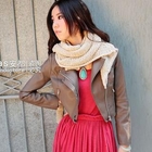 Ando Store - Faux Leather Biker Jacket