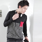 NanNom - Long-Sleeve Sripe Hoodie