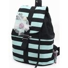 Smoothie - Rosette-Accent Striped Backpack