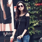 PUFFY - Cut-out Shoulder Top