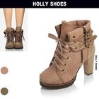 Holly Shoes - Lace-Up Platform Ankle Boots