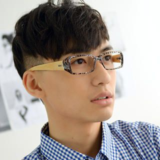 Wood Grain Glasses (Non-Prescription Lens Included)