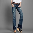 Othermix - Distressed Boot-Cut Jeans