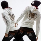 Green Banana - 'Skull' Print Hoodie
