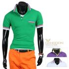 DANGOON - Stripe-Trim Polo Shirt