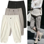 Jcstyle - Pleated Cropped Pants