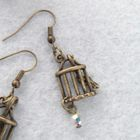 MyLittleThing - Vintage Bird Cage Earrings