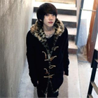 ABOKI - Leopard Print Faux-Fur Trim Cardigan