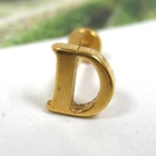 OWL Fashion - Gold 'D'Single Earring