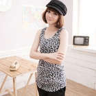 CatWorld - Patterned Hooded Sleeveless Top