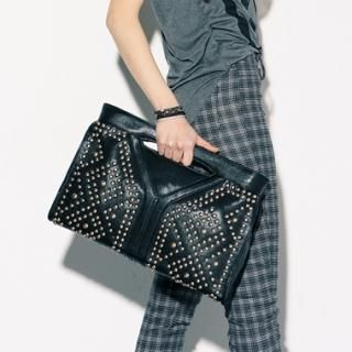 Metal-Studded Clutch