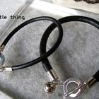 MyLittleThing - Couples Favorite Set-Leather Bracelet(Black)