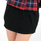 59 Seconds - Drawstring Knit Miniskirt