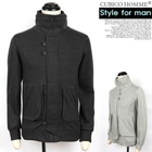 CUBICO - High-Neck Zip Jacket
