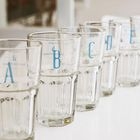 iswas - Alphabet Print Glass