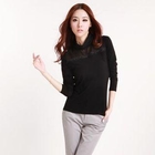 O.SA - Sheer-Paneled Turtleneck Top